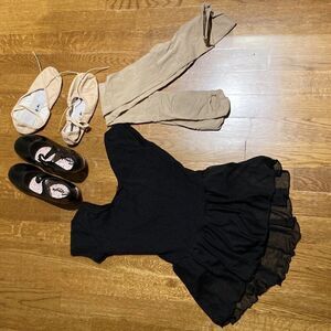 GIRLS’ DANCEWEAR SET – Ballet and Tap – Size Medium (7–10 yrs)